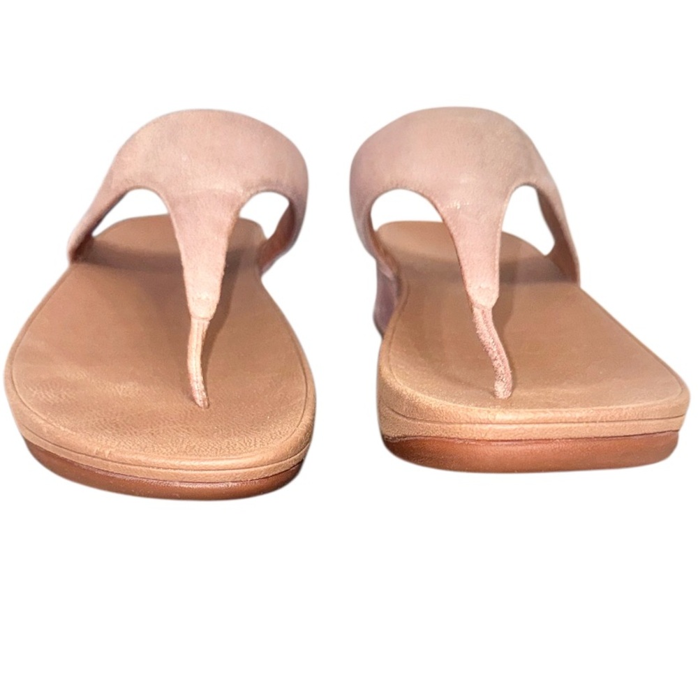 FITFLOP BRAND LULU SPARKLE nude sandals women’s flip flops size 9 - Picture 12 of 14